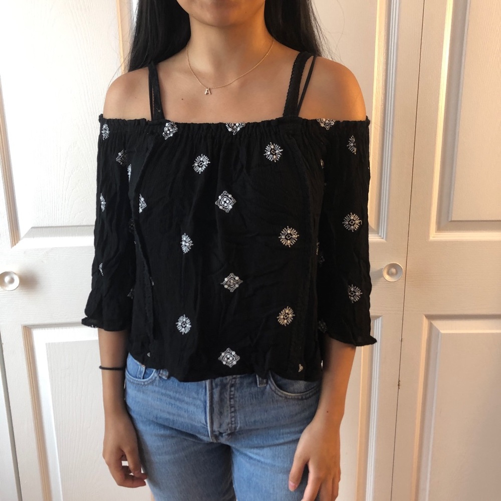 cute open shoulder top